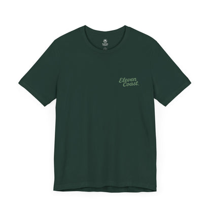 Chalet Vibes T-Shirt Men Green Silhouette 