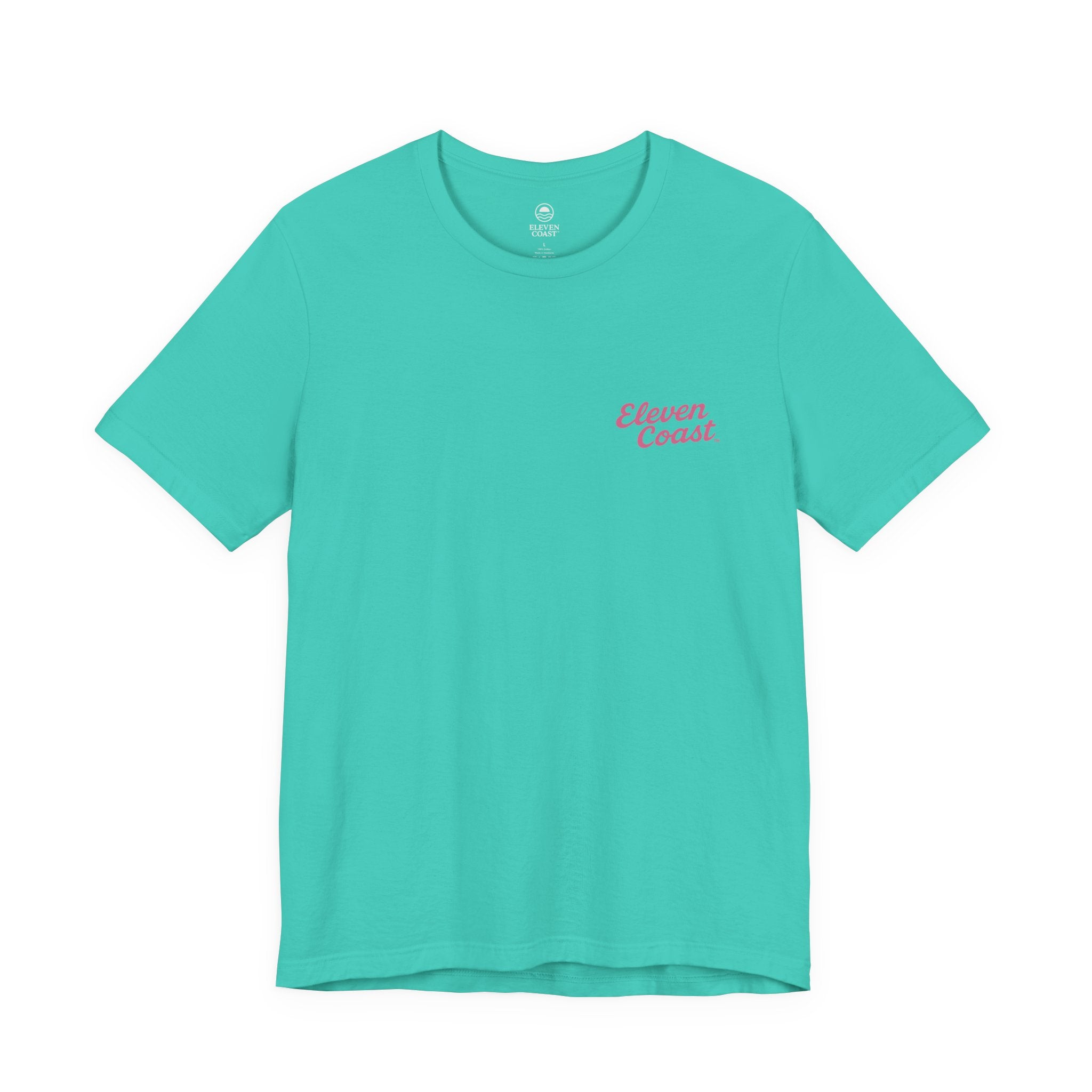 Pink Surfboard Graphic T-Shirt Women 
