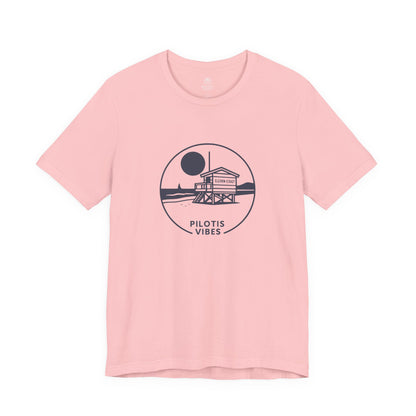 Navy Lifeguard Hut T-Shirt Men Pilotis Vibes 