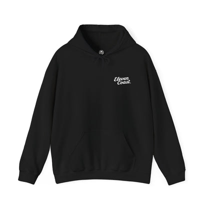 Mens Beach Chalet Hoodie White Silhouette 