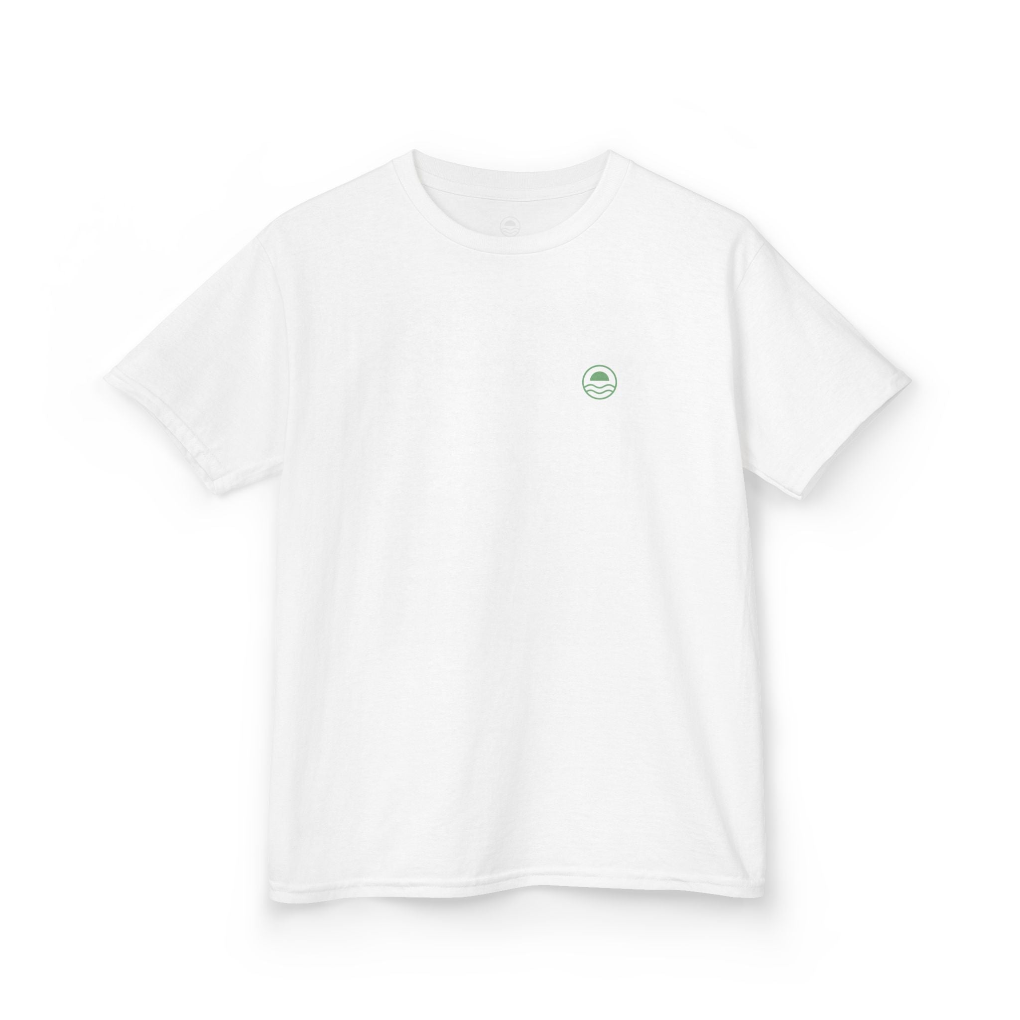 Kids Tropical Hibiscus Tee Green #en:color_white,fr:couleur_blanc