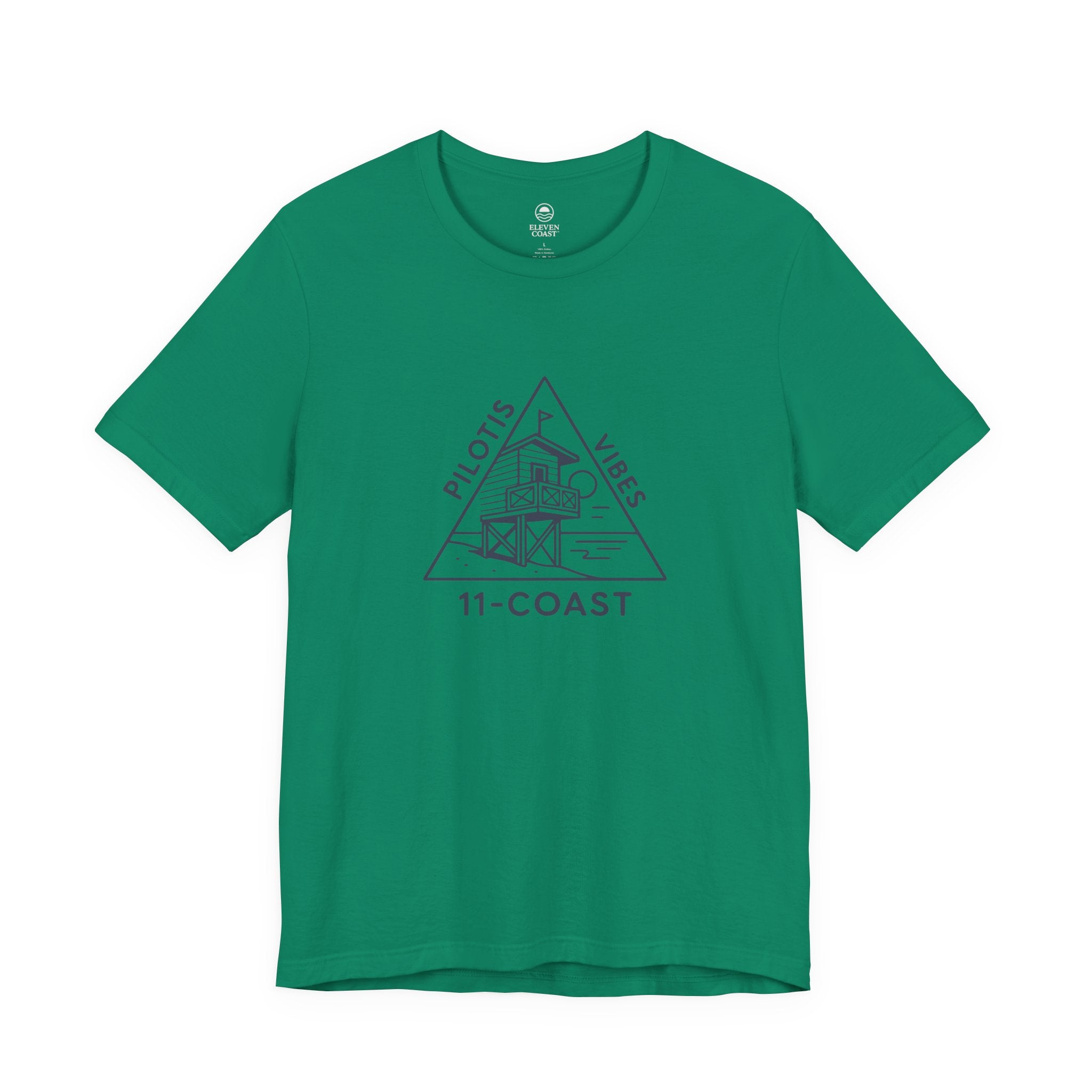 Pilotis Vibes Women Navy T-Shirt Badge 