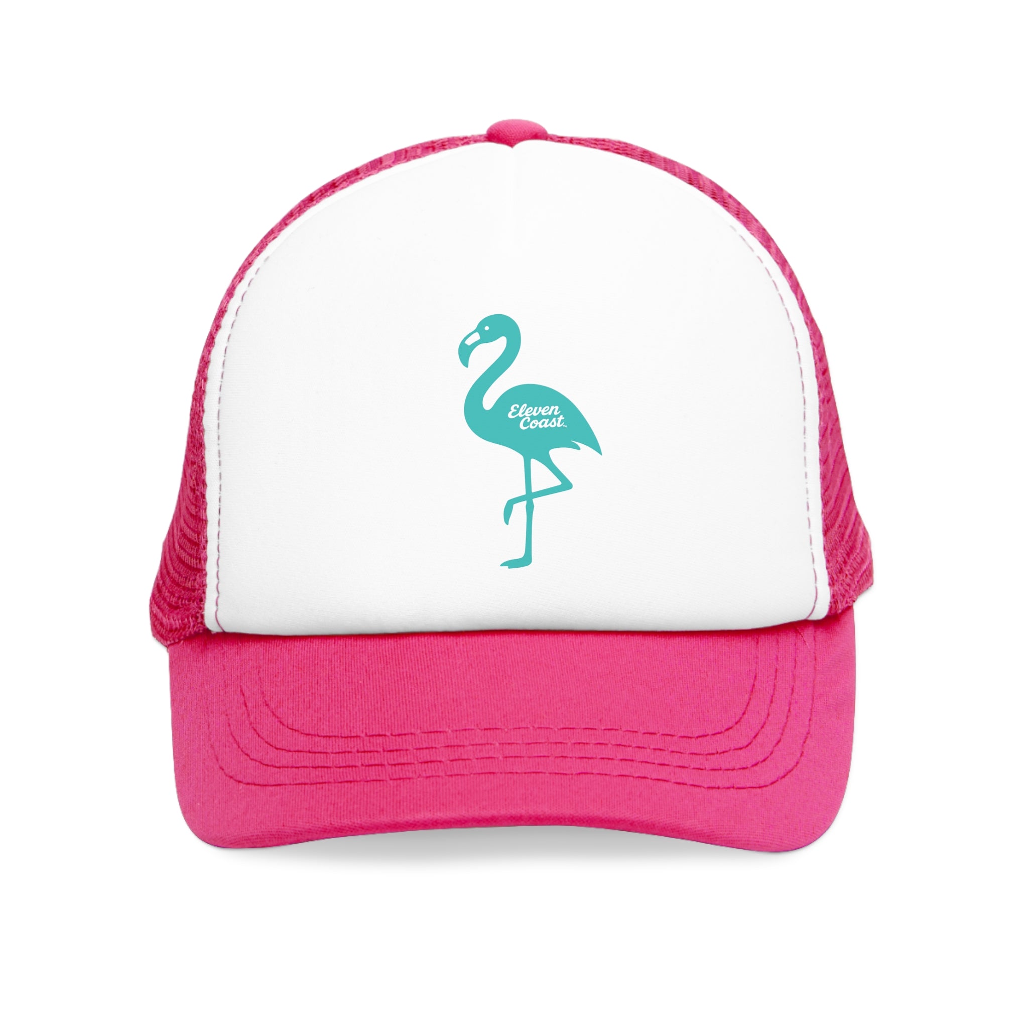 Mint Aqua Flamingo Cap For Men #en:color_pink,fr:couleur_rose
