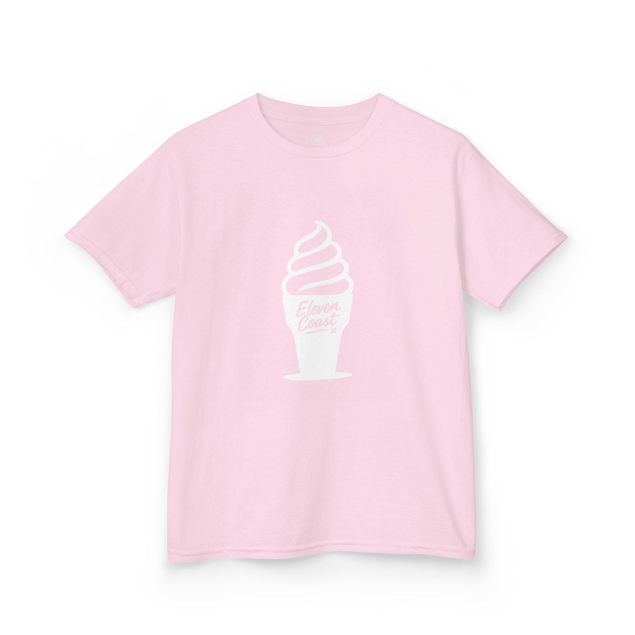 Kids Soft-Serve Ice Cream Tee White 