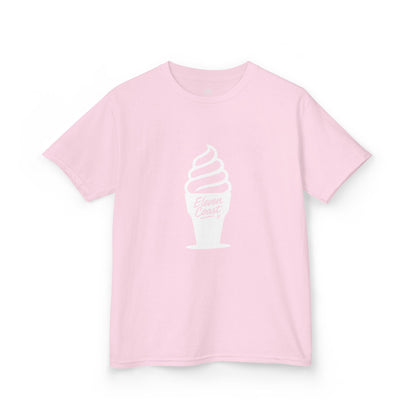 Kids Soft-Serve Ice Cream Tee White 