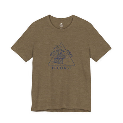 Pilotis Vibes Women Navy T-Shirt Badge 