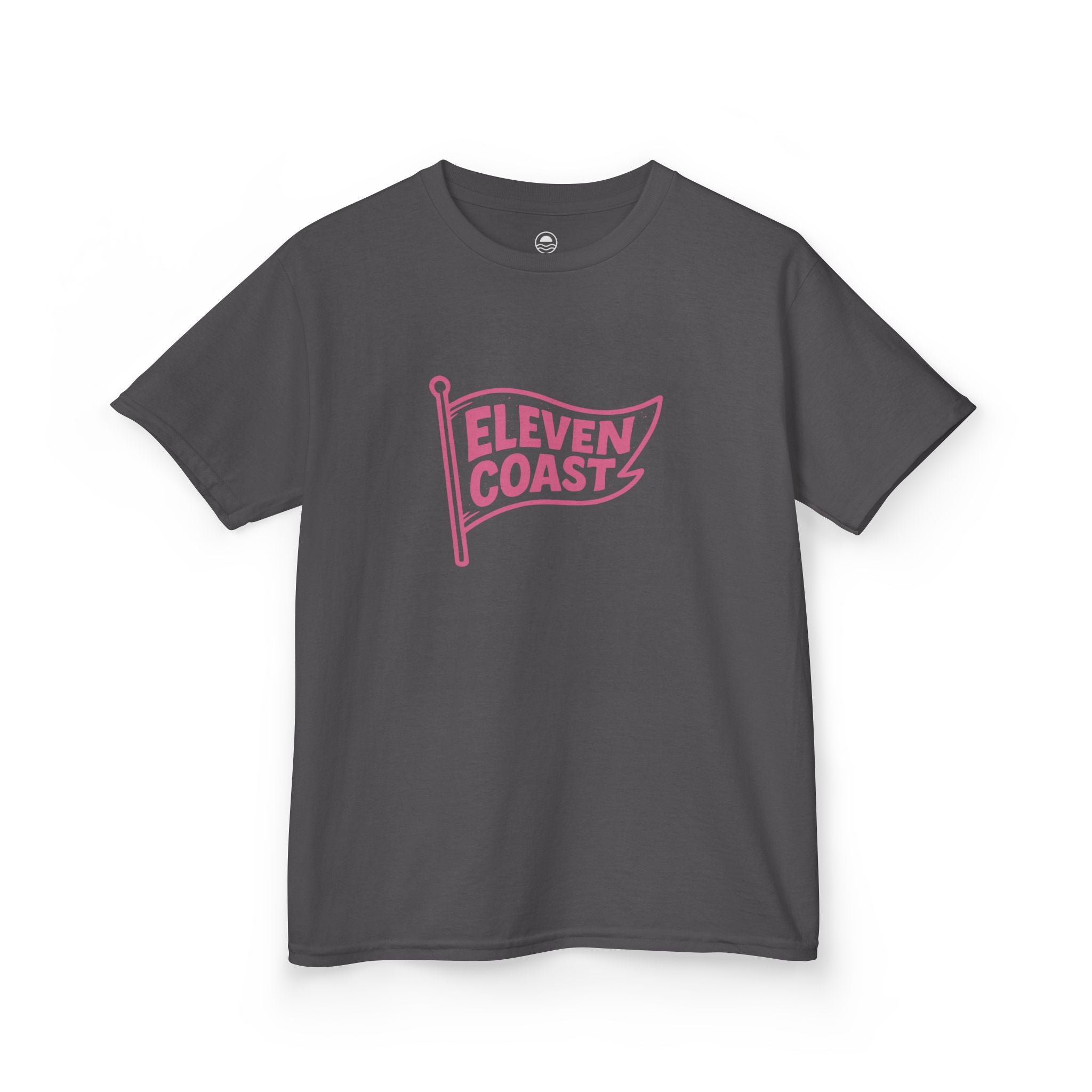 Kids Flag Tee Pink Cotton 