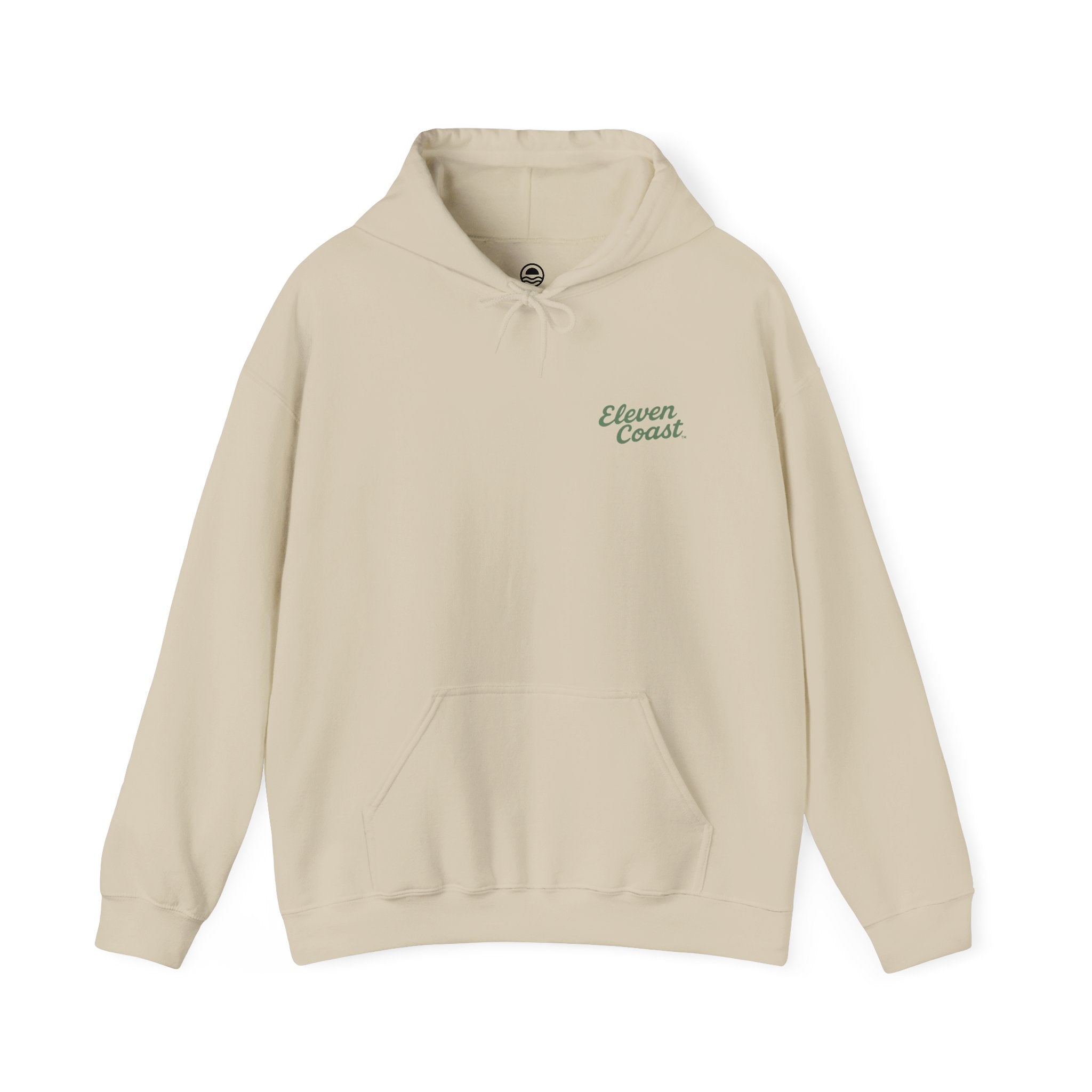 Women’s Cactus Green Script Hoodie #en:color_sand,fr:couleur_sable