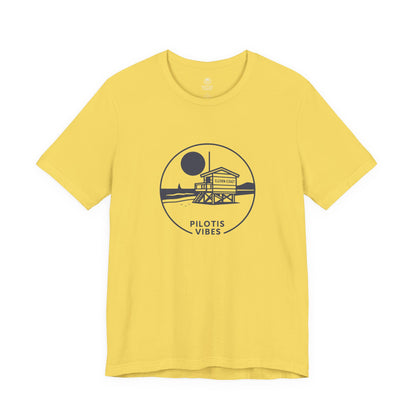 Navy Lifeguard Hut T-Shirt Men Pilotis Vibes 