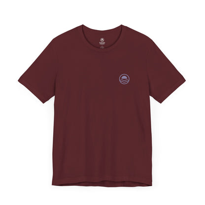 T Shirt For Men Casual Hibiscus Floral Lavender 