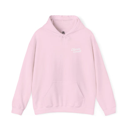 Mens Beach Chalet Hoodie White Silhouette 