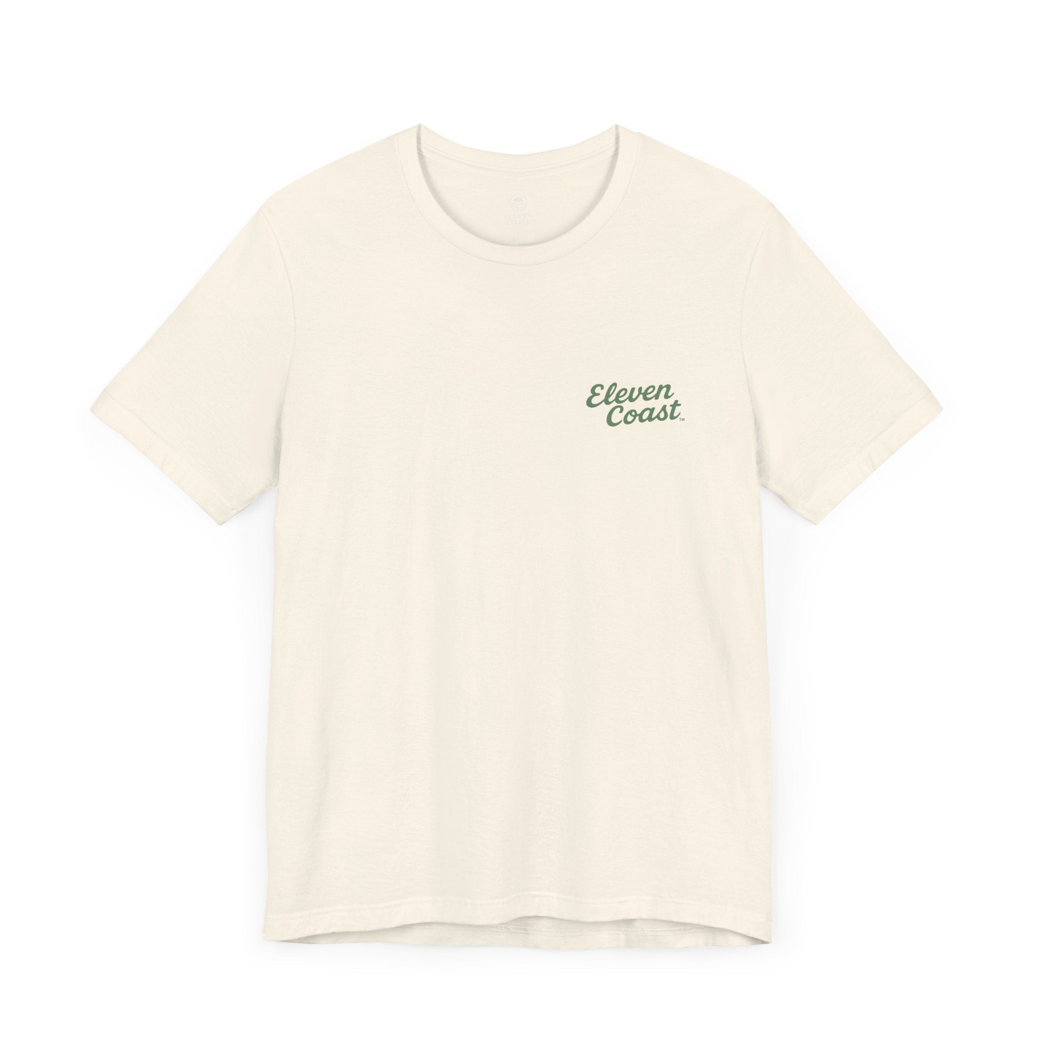 Men's Cactus Green Signature T-Shirt #en:color_natural,fr:couleur_naturel