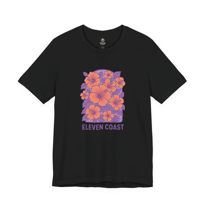Lavender Floral T-Shirt For Women 