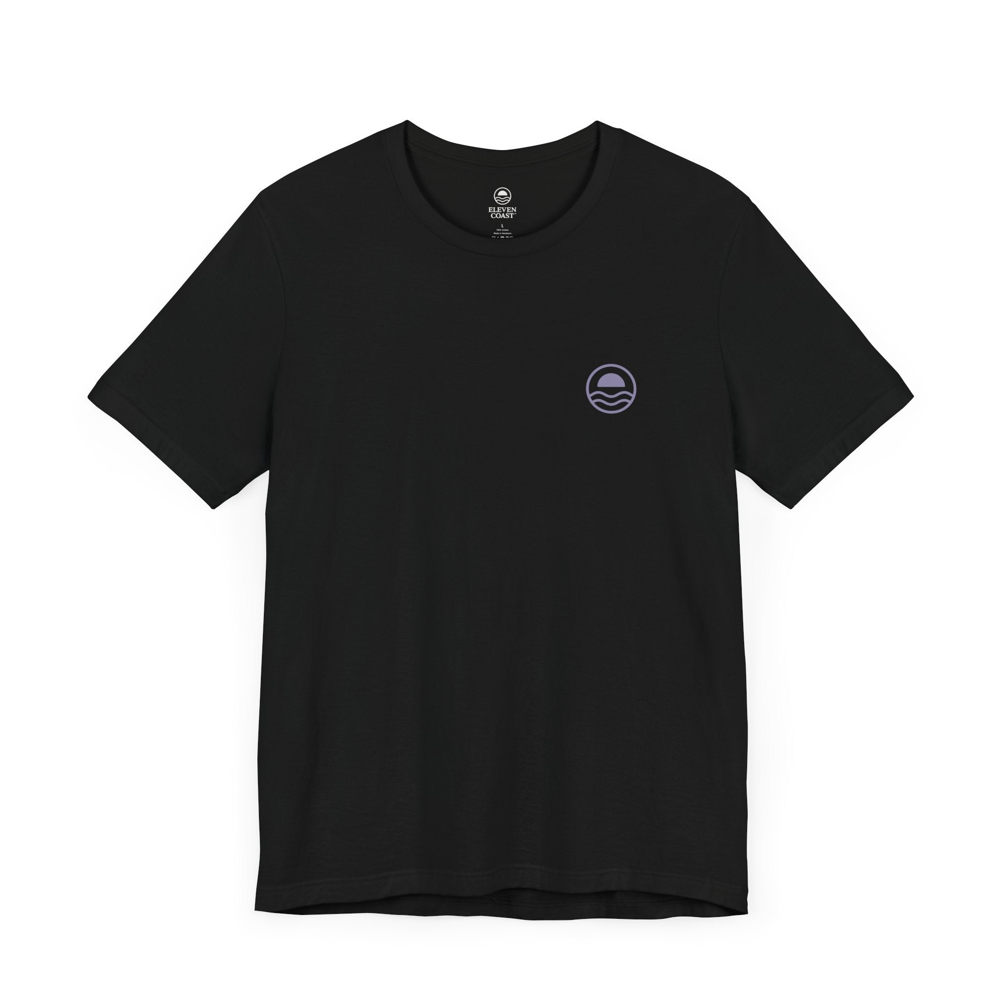 Lavender Hibiscus T-Shirt For Women #en:color_black,fr:couleur_noir