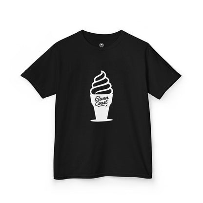 Kids Soft-Serve Ice Cream Tee White 