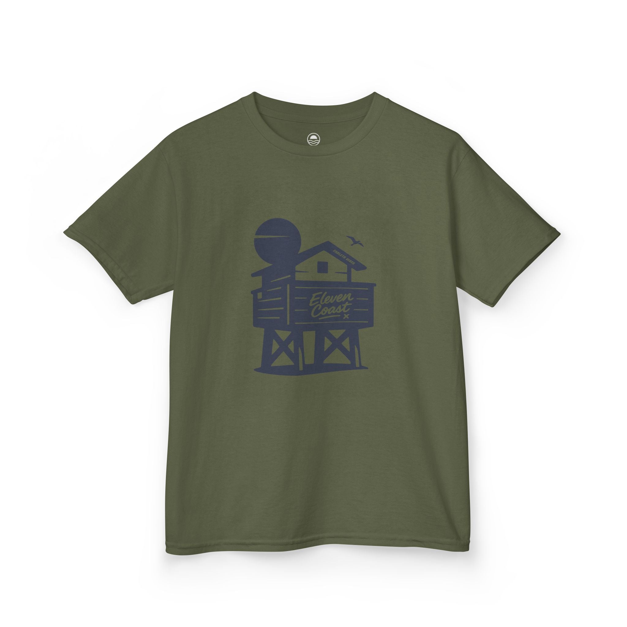 Kids Beach Chalet Tee Navy Kids 