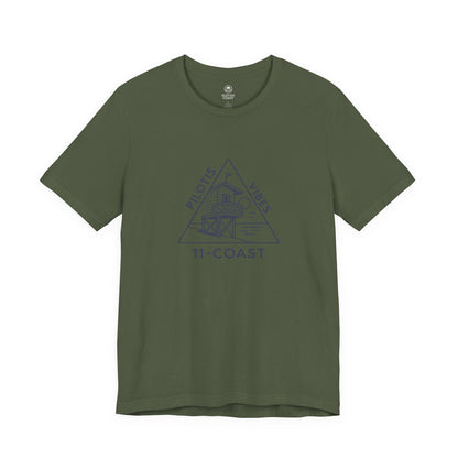 Pilotis Vibes Women Navy T-Shirt Badge 