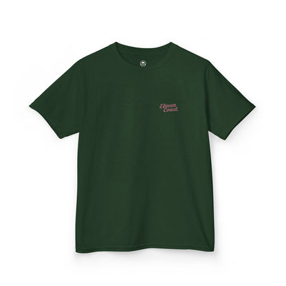Kids Red Surfboard Tee Bold Design 