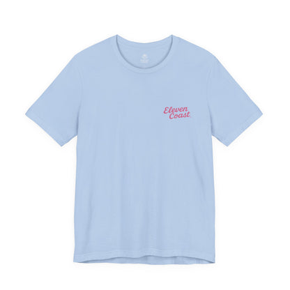 Pink Surfboard Graphic T-Shirt Women 