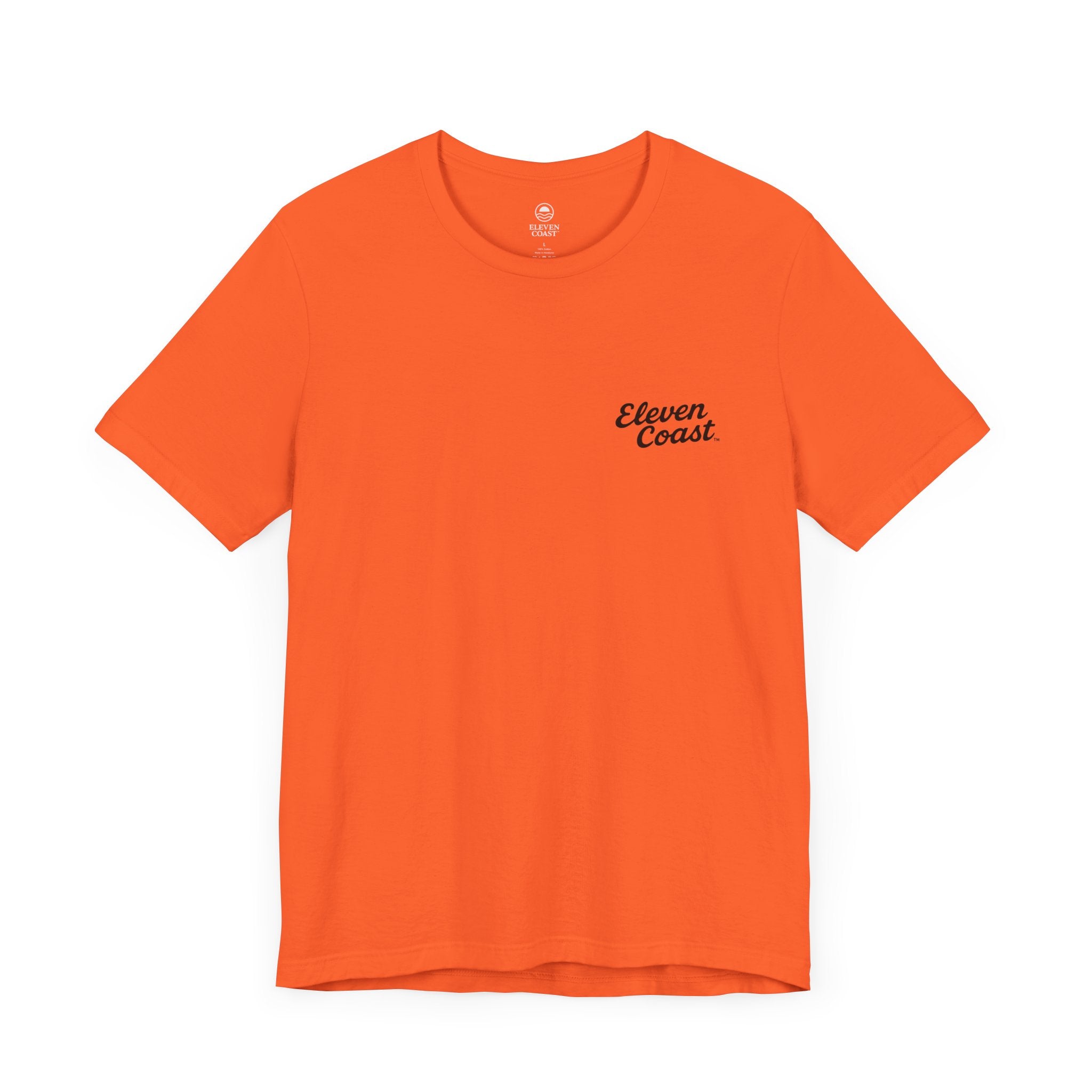 Black Script T-Shirt For Women Comfort #en:color_orange,fr:couleur_orange
