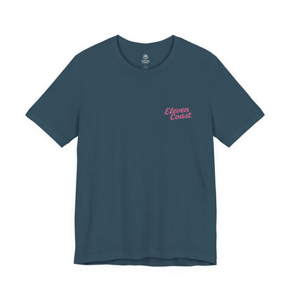Pink Surfboard Graphic T-Shirt Women 