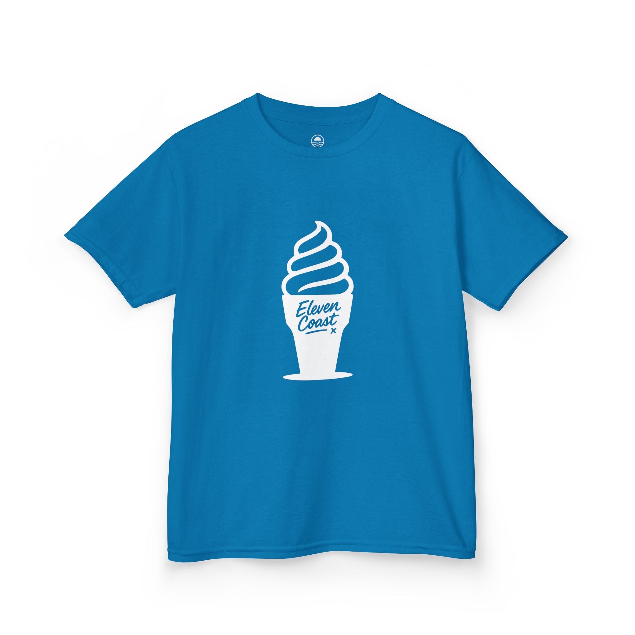 Kids Soft-Serve Ice Cream Tee White #en:color_sapphire,fr:couleur_saphir