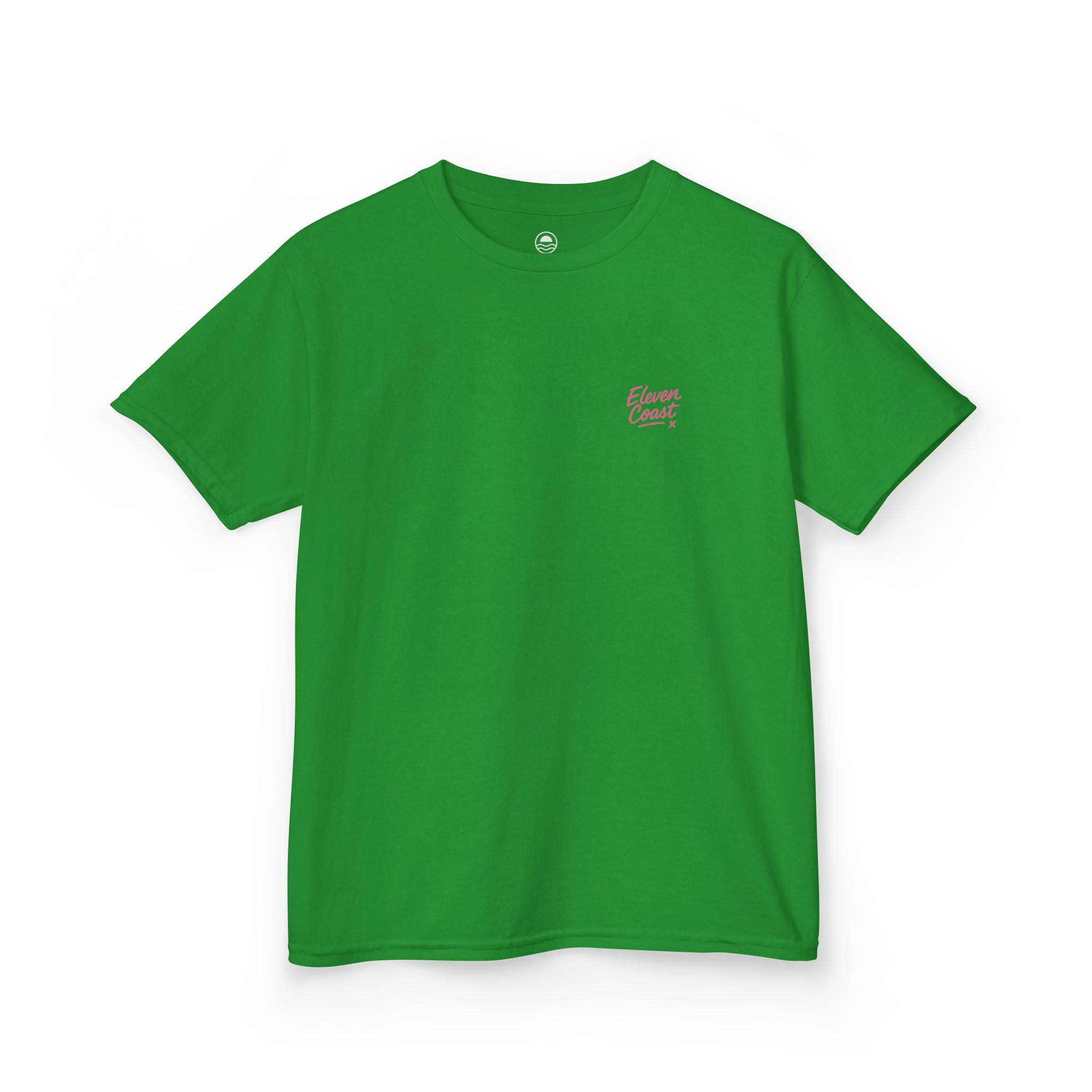 Kids Geometric Beach Huts Tee Pink 