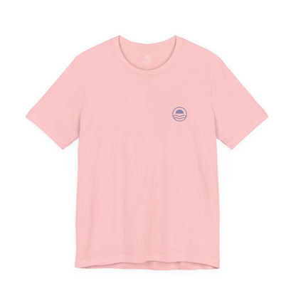 Seaside Scene T-Shirt For Women Lavender 