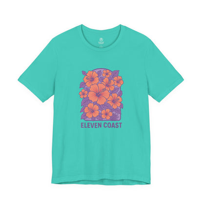 Lavender Floral T-Shirt For Women 