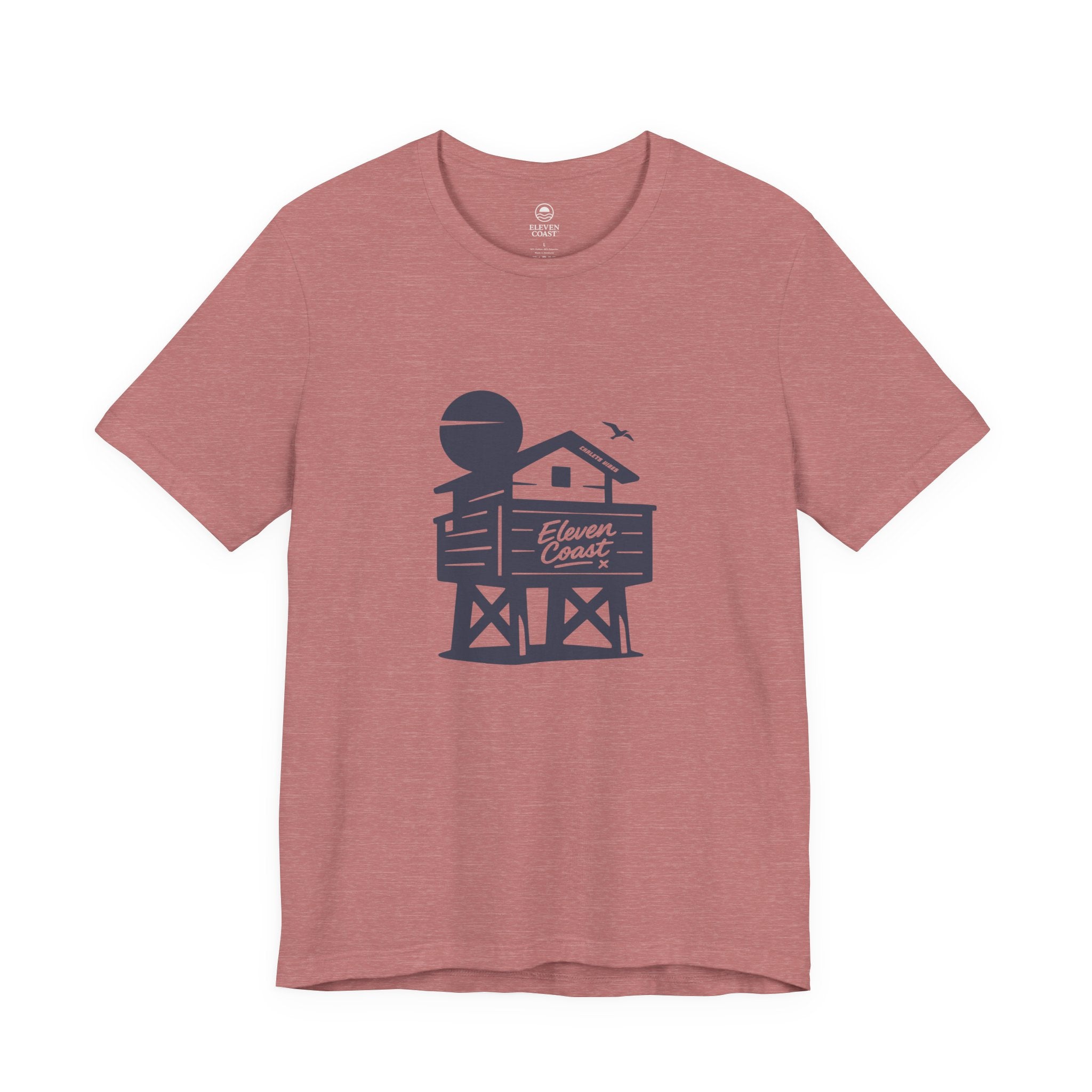 Men's Navy Beach Chalet T-Shirt #en:color_heather-mauve,fr:couleur_mauve-chine