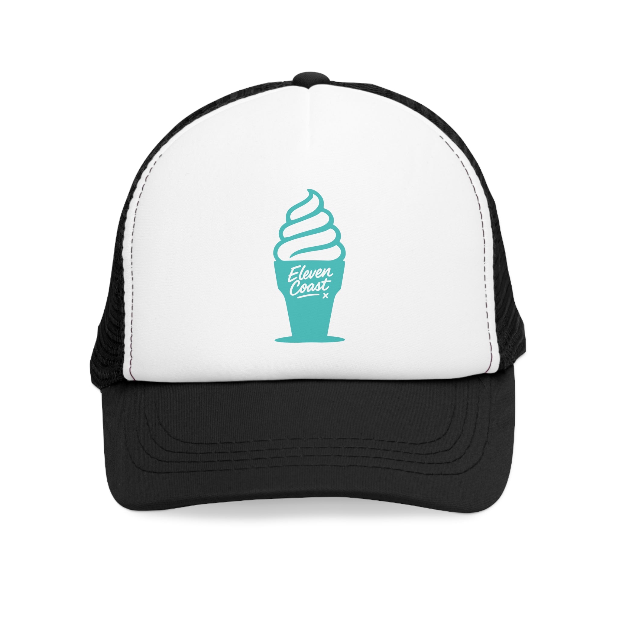 Men's Mint Aqua Ice Cream Cap #en:color_black,fr:couleur_noir