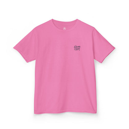Kids Palm Tree Badge Tee Navy 