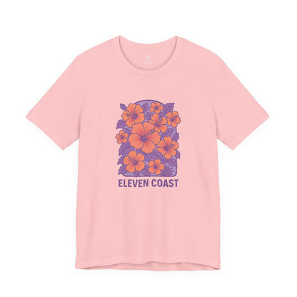 Lavender Floral T-Shirt For Women 