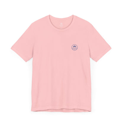 T Shirt For Men Casual Hibiscus Floral Lavender 