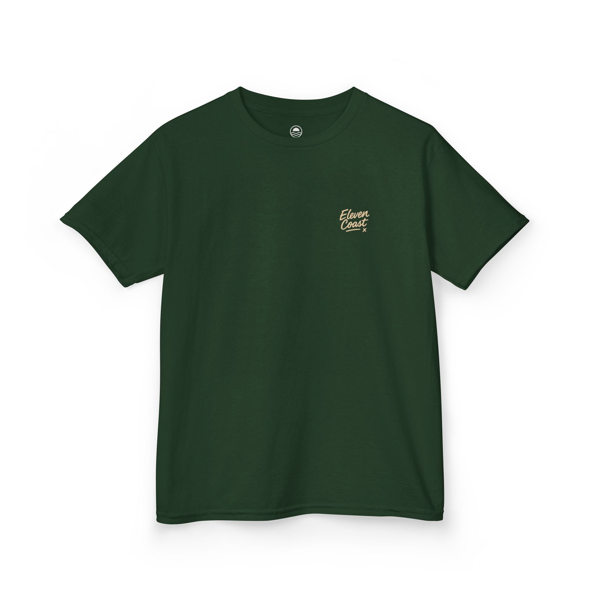 Kids Geometric Logo Tee Sand Beige #en:color_forest-green,fr:couleur_vert-foret