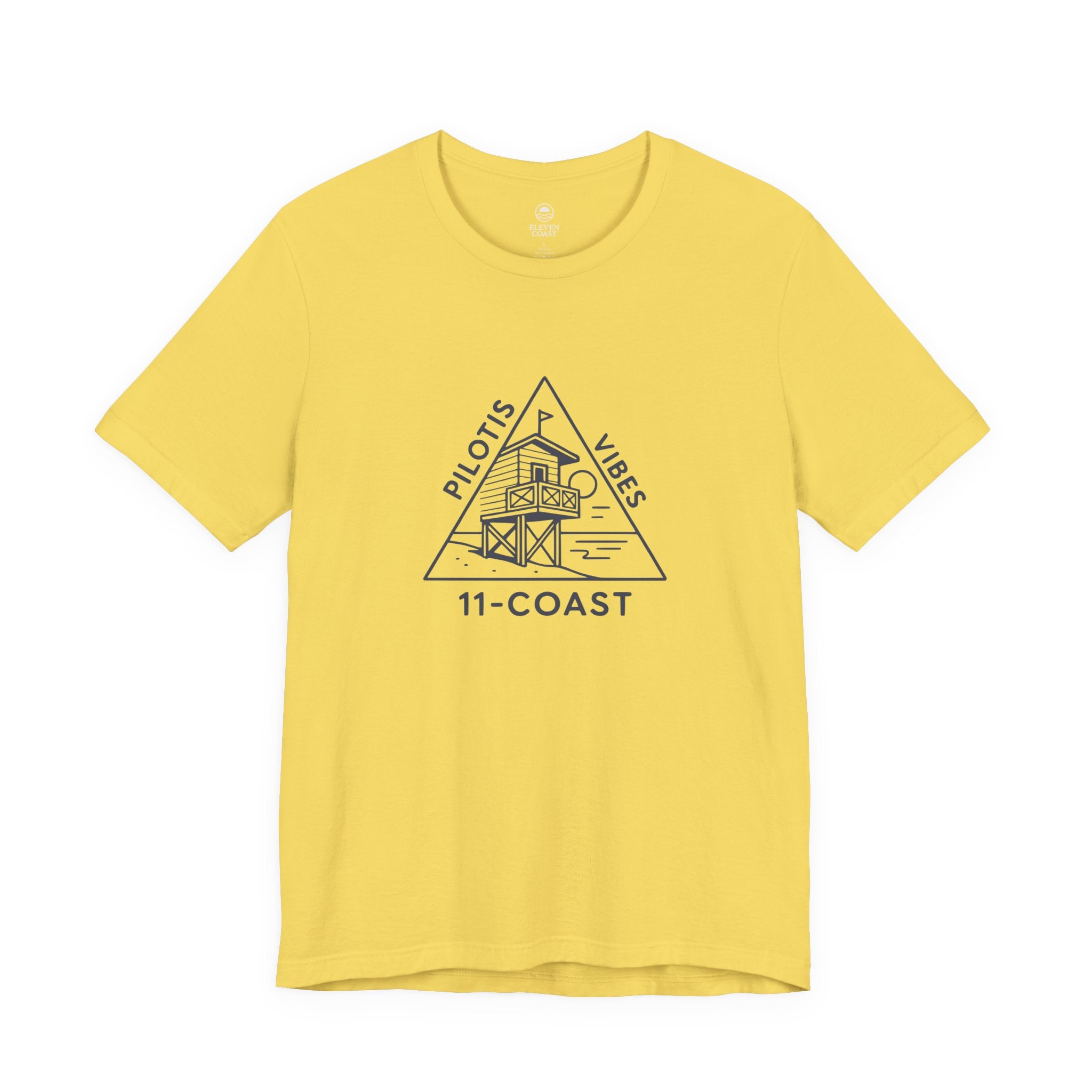 Pilotis Vibes Women Navy T-Shirt Badge 