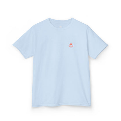 Kids Floral Tee Orange Hibiscus Design 
