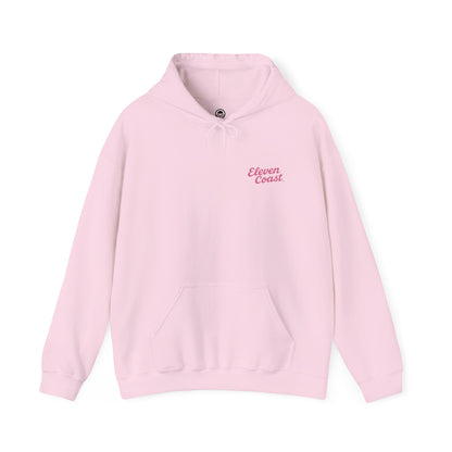 Pop Pink Hoodie Women Graphic Surfboard 