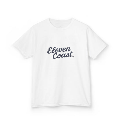 Kids Navy Script Logo Tee 