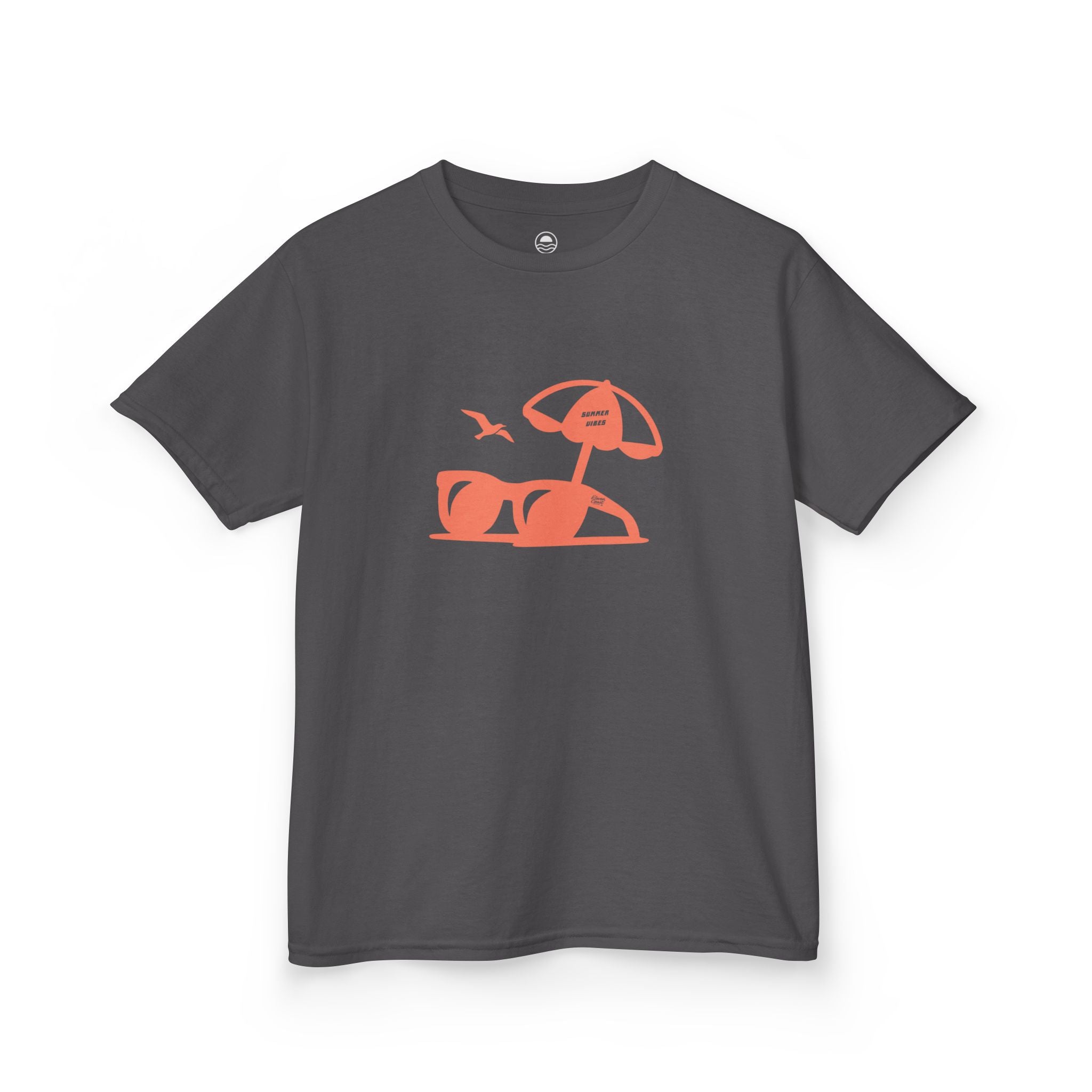 Kids Summer Tee With Sunglasses Silhouette 