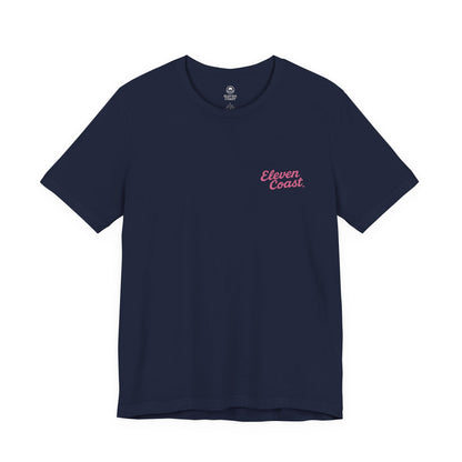 Pink Surfboard Graphic T-Shirt Women 