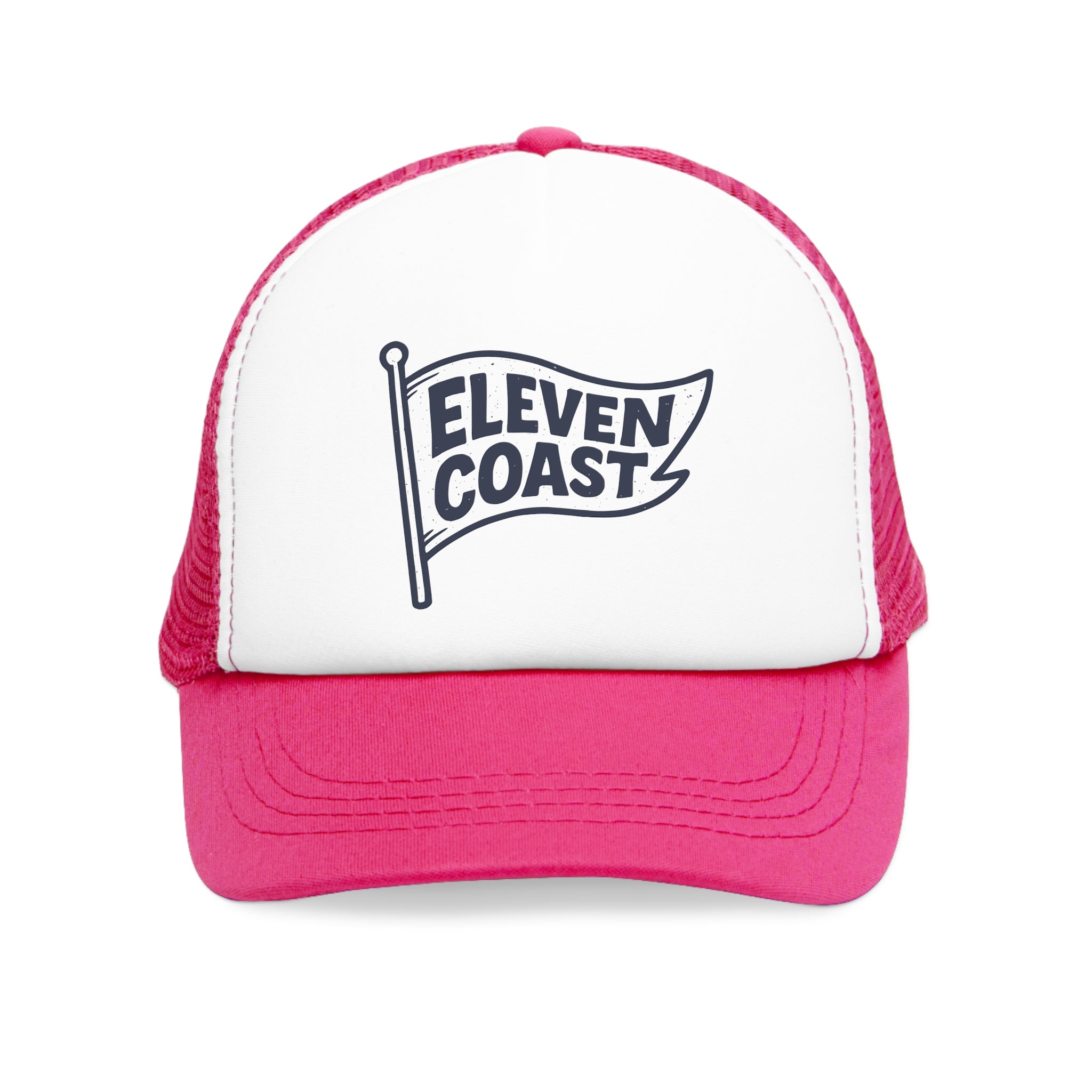 Men's Navy Flag Wave Cap #en:color_pink,fr:couleur_rose