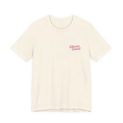 Pink Surfboard Graphic T-Shirt Women 