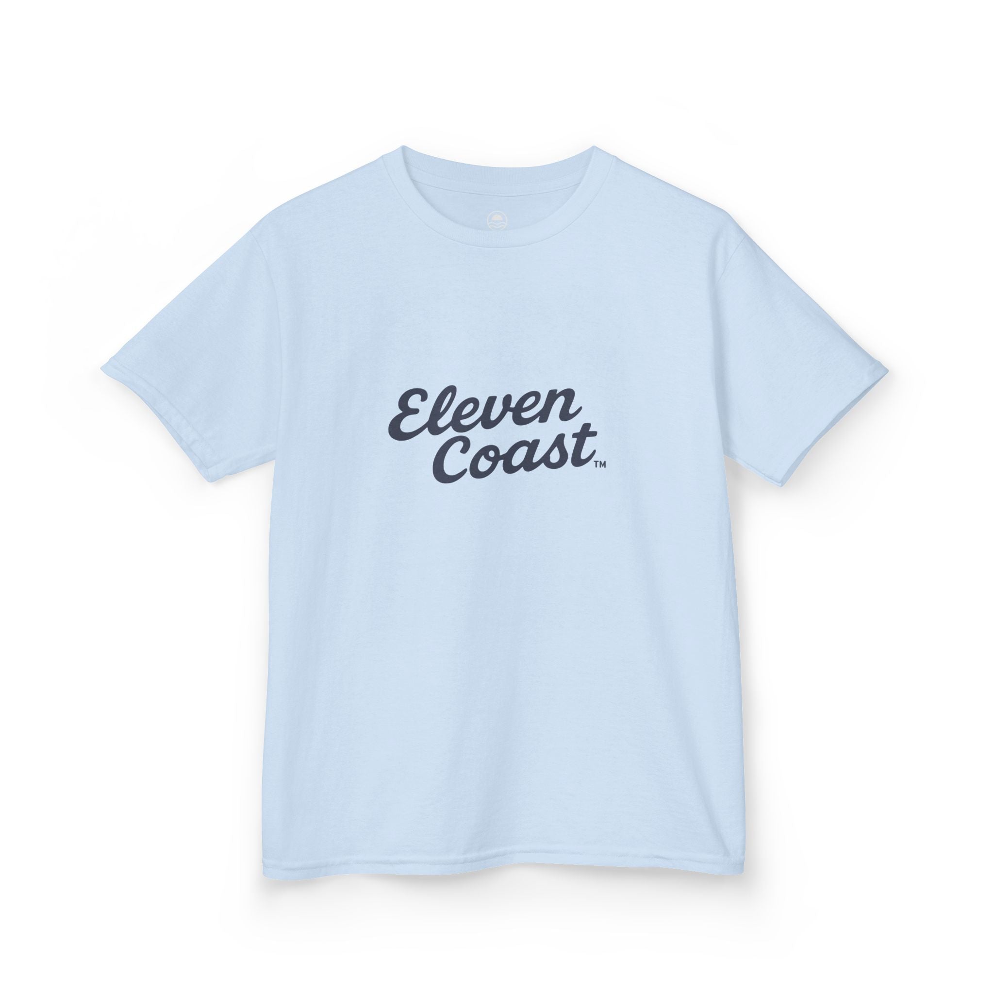 Kids Navy Script Logo Tee 