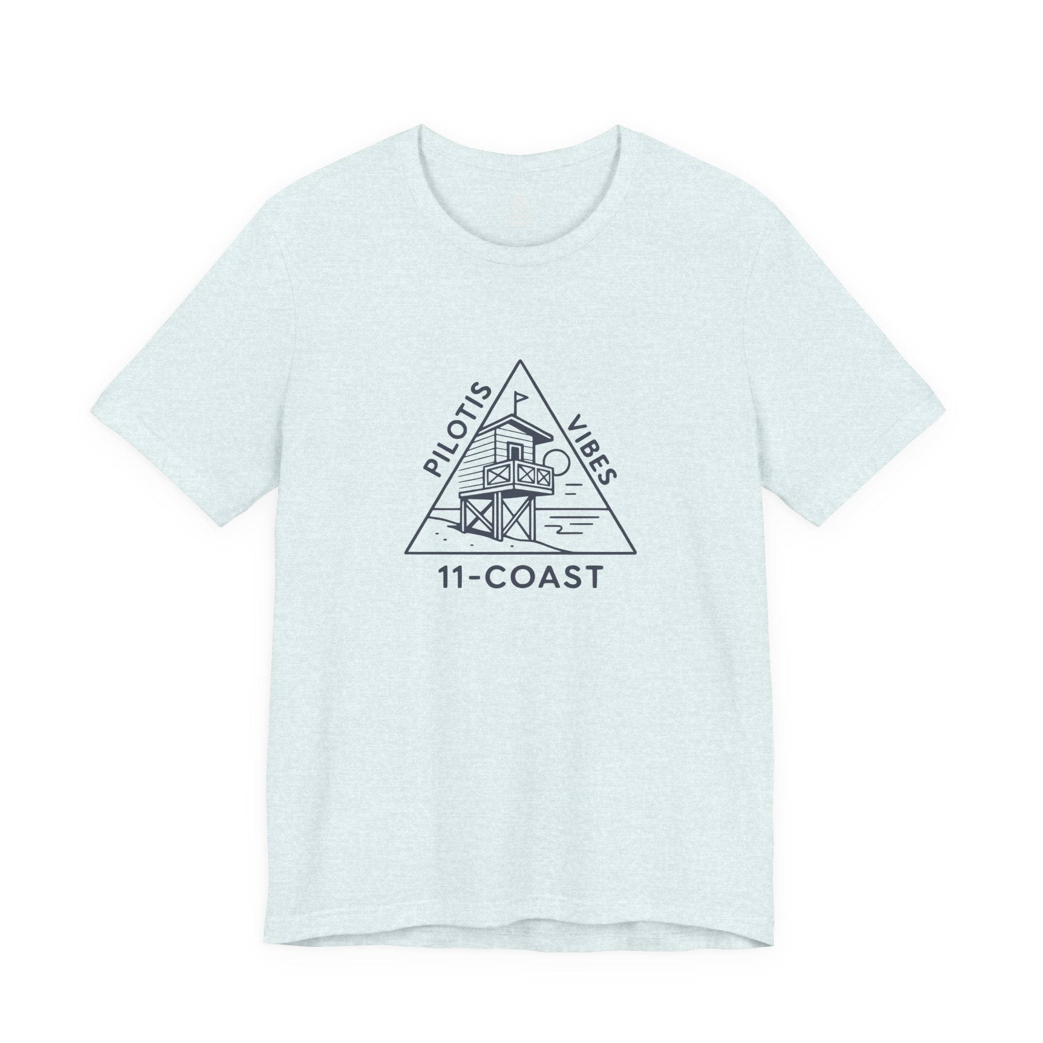 Pilotis Vibes Women Navy T-Shirt Badge 