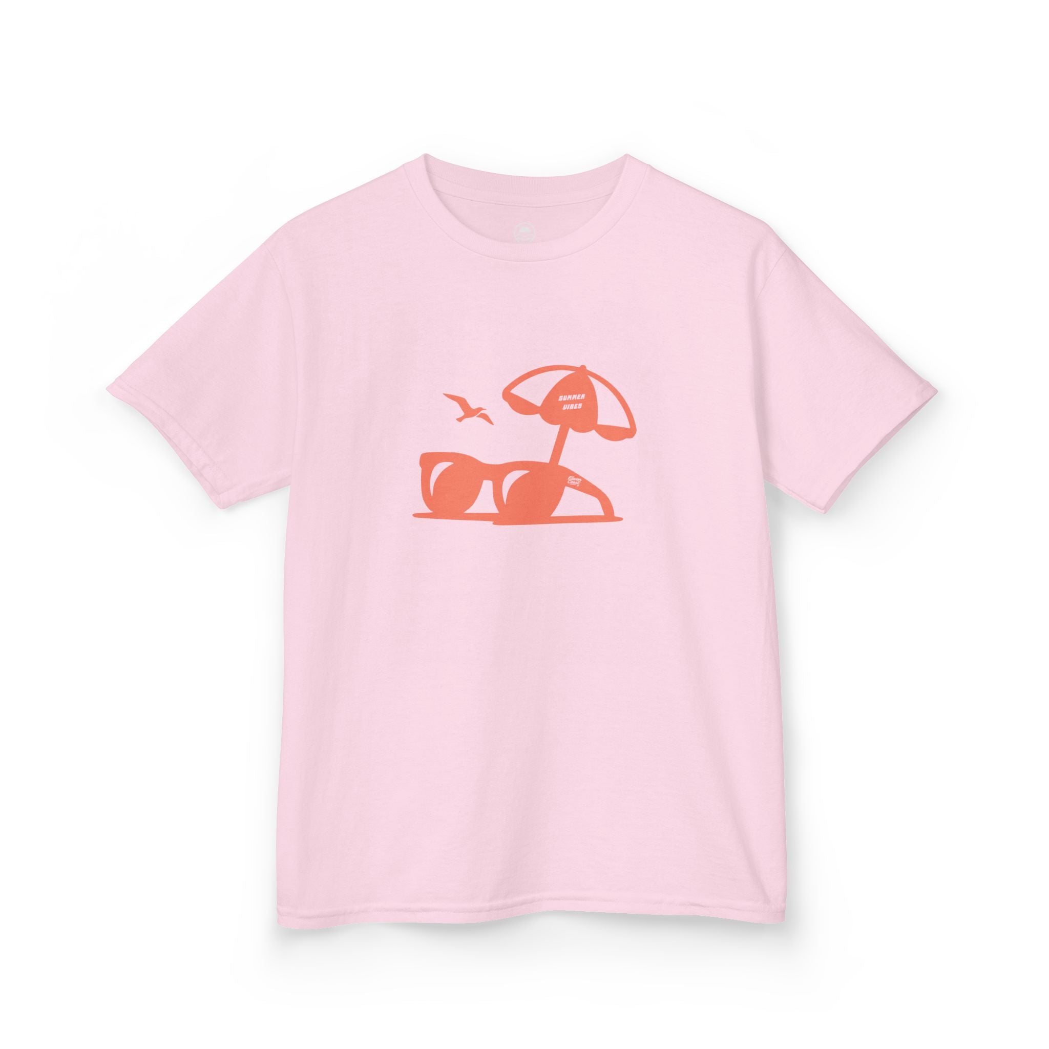 Kids Summer Tee With Sunglasses Silhouette 