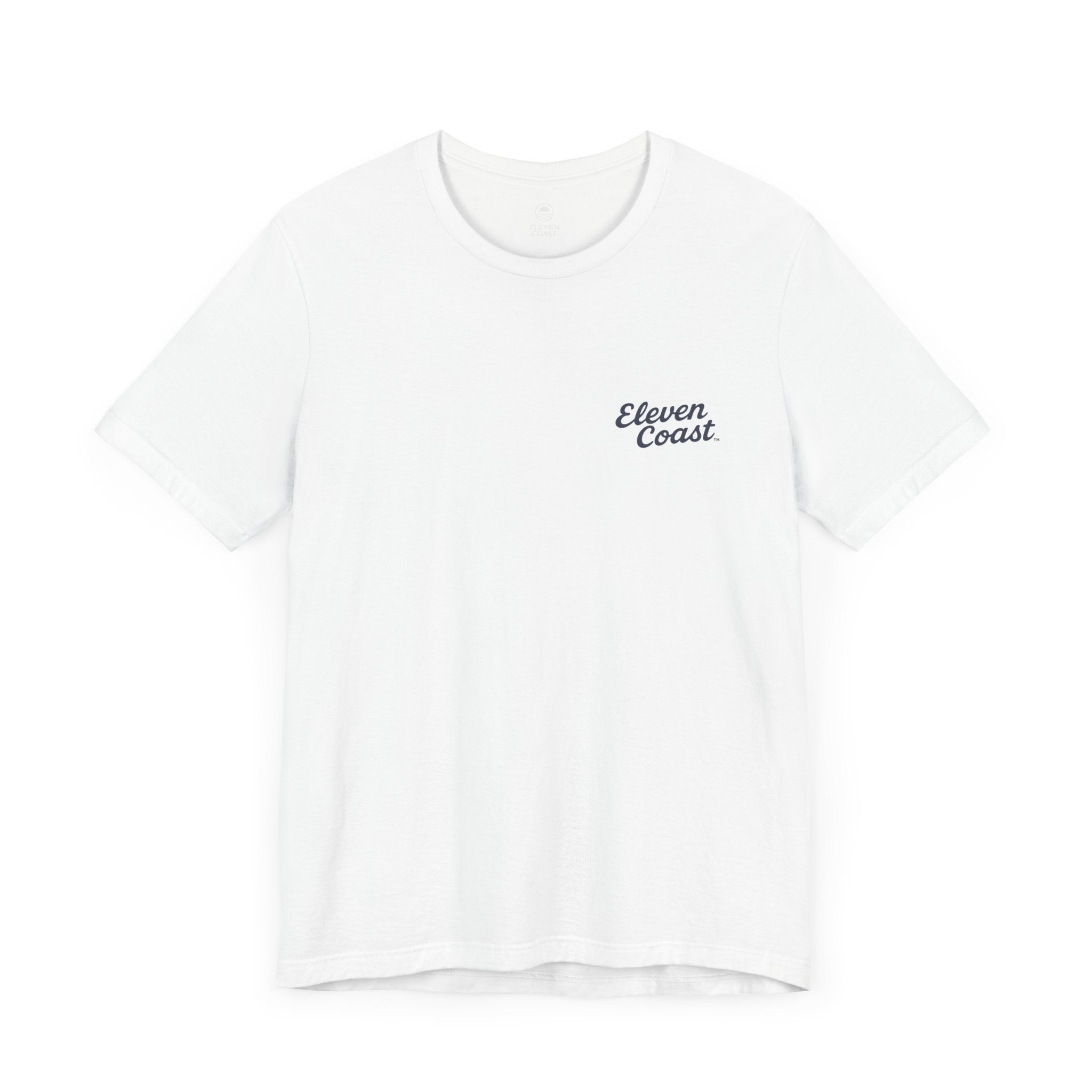 Navy Beach Chalet T-Shirt Men #en:color_white,fr:couleur_blanc