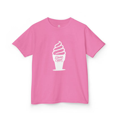 Kids Soft-Serve Ice Cream Tee White 