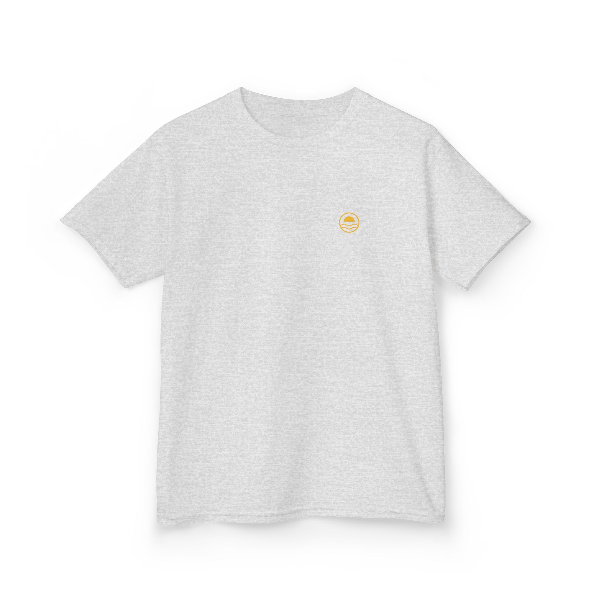 Kids Floral Hibiscus Tee Lemon Zest #en:color_ash,fr:couleur_cendre