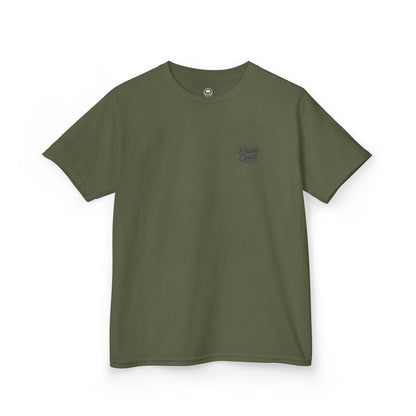 Kids Palm Tree Badge Tee Navy 
